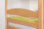 Lits superposés séparables 90x200 cm | hêtre massif naturel | 2 tiroirs & caches | Easy Premium Line K21/n | Design arrondi