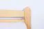 Lit simple / lit d'appoint en pin massif naturel 83, sommier à lattes inclus - 140 x 200 cm