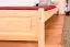 Lit enfant ou adolescent en pin massif naturel 78 | Sommier inclus | 80 x 200 cm | Design moderne et robuste