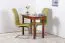 Table carrée en pin massif | Finition chêne rustique | Junco 226B | 50 x 90 cm
