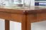 Table carrée en pin massif | Finition chêne rustique | Junco 226B | 50 x 90 cm
