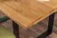 Table à manger en chêne massif huilé | Plateau rustique | 140 x 90 cm | Wooden Nature 411