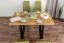 Table à manger en chêne massif huilé | Plateau rustique | 140 x 90 cm | Wooden Nature 411