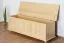 Coffre en pin massif naturel | Design moderne | 179 | 50 x 154 x 46 cm
