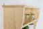 Étagère murale suspendue en pin massif naturel Junco 337 | 48 x 64 x 24 cm | Rangement mural design