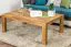 Table basse Wooden Nature 419 | Chêne massif naturel | 45 x 120 x 80 cm | Design moderne