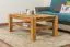 Table basse en chêne massif | Wooden Nature 422 | 105 x 65 x 45 cm | Design moderne
