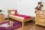Lit junior Wooden Nature 02 en chêne massif huilé - couchette 100 x 200 cm (l x L)
