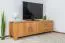 Meuble TV Wooden Nature 127 en cœur de hêtre massif - 48 x 160 x 40 cm (H x L x P)