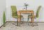 Table repas compacte | Chêne massif huilé | 70 x 70 cm | Design moderne | Wooden Nature 118
