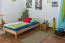 Lit junior en bois de hêtre massif huilé Wooden Nature 04 - couchette 100 x 200 cm (l x L) 