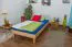 Lit junior en bois de hêtre massif huilé Wooden Nature 04 - couchette 100 x 200 cm (l x L) 