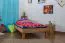 Lit junior en bois de hêtre massif huilé Wooden Nature 04 - couchette 100 x 200 cm (l x L) 