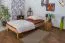 Lit junior en bois de hêtre massif huilé Wooden Nature 04 - couchette 100 x 200 cm (l x L) 