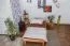 Lit junior en bois de hêtre massif huilé Wooden Nature 04 - couchette 100 x 200 cm (l x L) 