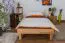 Lit junior en bois de hêtre massif huilé Wooden Nature 04 - couchette 100 x 200 cm (l x L) 