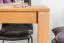 Table à manger Wooden Nature 417 | Hêtre cœur massif huilé | 180 x 90 cm | Design moderne et robuste