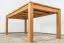 Table à manger Wooden Nature 417 | Hêtre cœur massif huilé | 180 x 90 cm | Design moderne et robuste