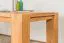 Table à manger en hêtre massif huilé | Design moderne | 180 x 100 cm | Finition Naturelle
