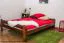Lit Pin massif 160 x 200 cm Noisette