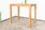 Table haute en hêtre massif | Design contemporain | 120 x 80 cm | Wooden Nature 119