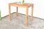 Table haute en hêtre massif | Design contemporain | 120 x 80 cm | Wooden Nature 119