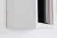 Étagère murale en pin massif blanc laqué Junco 283A | 30 x 30 x 12 cm | Design moderne et compact