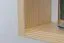 Étagère à suspendre / étagère murale en bois de pin massif, naturel Junco 283A - 30 x 30 x 12 cm (H x L x P) 