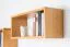 Étagère murale suspendue en pin massif couleur aulne | Junco 293 | 25 x 60 x 20 cm | Design moderne