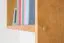 Étagère à suspendre / étagère murale en pin massif, couleur aulne Junco 282 - Dimensions : 76 x 166 x 20 cm (H x L x P)