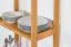 Étagère pin massif finition aulne Junco 56C | 125 x 60 x 30 cm | 3 compartiments | Design moderne