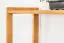 Étagère pin massif finition aulne Junco 56C | 125 x 60 x 30 cm | 3 compartiments | Design moderne