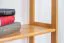 Étagère pin massif finition aulne Junco 56C | 125 x 60 x 30 cm | 3 compartiments | Design moderne