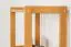 Étagère pin massif finition aulne Junco 56C | 125 x 60 x 30 cm | 3 compartiments | Design moderne
