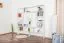 Étagère Easy Meubles S16 | Hêtre massif laqué blanc | 168 x 174 x 20 cm | Design moderne