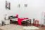 Lit enfant ou adolescent Easy Premium Line K1/2n | Hêtre massif laqué chocolat | 90 x 190 cm | Montage rapide
