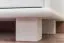 Commode en pin massif blanc laqué 030 | 5 tiroirs | Design moderne | 120 x 60 x 42 cm