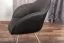 Chaise contemporaine Maridi 103 | 88 x 61 x 56 cm | Revêtement tissu et simili cuir | Noir | Design original
