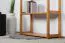 Étagère en pin massif finition aulne Junco 55A | 4 tablettes | 162 x 80 x 30 cm | Design moderne