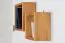 Étagère murale en pin massif couleur aulne Junco 283B | 25 x 25 x 12 cm | Design moderne