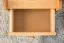 Table de chevet en pin massif finition aulne Junco 132 | 45 x 34 x 29 cm | Design moderne et robuste