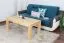 Table basse pin massif naturel Junco 483 | 120 x 60 x 50 cm | Design moderne | Grande stabilité