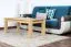 Table basse pin massif naturel Junco 483 | 120 x 60 x 50 cm | Design moderne | Grande stabilité