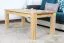 Table basse pin massif naturel Junco 483 | 120 x 60 x 50 cm | Design moderne | Grande stabilité