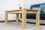 Table basse pin massif naturel Junco 483 | 120 x 60 x 50 cm | Design moderne | Grande stabilité