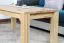 Table basse pin massif naturel Junco 483 | 120 x 60 x 50 cm | Design moderne | Grande stabilité