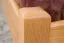 Lit d'enfant / lit de jeune en pin massif, couleur aulne 80, avec sommier à lattes - 100 x 200 cm