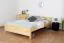 Lit enfant ou adolescent en pin massif naturel 79 | 140 x 200 cm | Inclus sommier