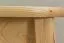 Tabouret en pin massif naturel | Design moderne | 45 x 35 cm | Réf. 004