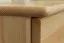 Meuble TV bas en pin massif naturel 002 | 55 x 118 x 47 cm | Design moderne | Rangement pratique